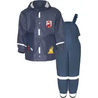 Playshoes Costume fonctionnel 'Feuerwehr' marine / jaune / rouge