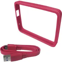 Western Digital Grip Pack pour My Passport Ultra ( 1TB ) Fuchsia - Protection pour disque dur externe, USB