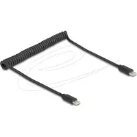 DeLOCK USB 2.0 Type-C Câble spiralé fiche mâle vers fiche mâle