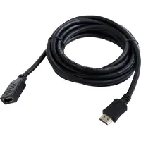 Cablexpert CC-HDMI4X-6 - Câble d'extension HDMI avec Ethernet - HDMI femelle pour HDMI mâle - 1.8 m - blindé - noir