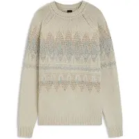BOSS Karombo 10274230 Sweater Beige M Homme