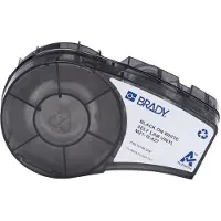 Brady M21-18-427 ruban vinyle laminé 25,40 mm x 19,05 mm (d'origine) - noir sur blanc