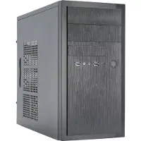 Chieftec Elox Series HT-01B - Mini tour - micro ATX - sans alimentation - noir - USB/audio (HT-01B-OP)