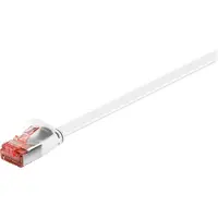 Wentronic CAT 6 Câble patch plat U/FTP blanc 15 m