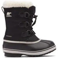 Sorel - Bottes d'après-ski imperméables et isolantes - Yoot Pac Nylon Wp Black - Taille Enfant 34 - Noir