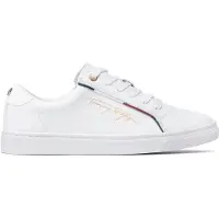 Tommy Hilfiger Baskets basses bleu marine / jaune d'or / rouge / blanc