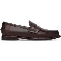 Ralph Lauren Alston Burnished Leather Penny Loafers Marron EU 42 Homme