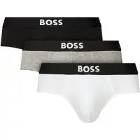 BOSS Lot de trois slips taille basse en coton stretch