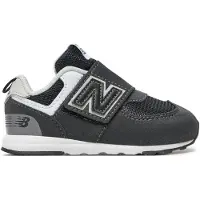 New Balance Chaussures - 574 - Black/Argent Métallique - - 23 - Chaussures