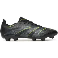Adidas Chaussures de foot Predator League FG/MG "Core Black / Carbon / Lucid Lemon" pour Homme