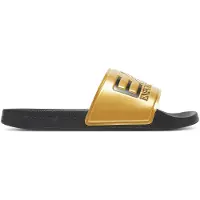 Emporio Armani unisex. 7X000108_AF15118 Tongs Maxilogo or (37), Doré, Plat, Aucun, Beachwear