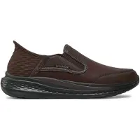 SKECHERS Slade Sportief - Donkerbruin - Maat 47.5