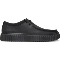 Clarks TORHILL LO Chaussures pour hommes - Chaussures basses confortables à lacets noir NEU