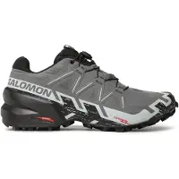 Salomon - Chaussures de trail - Speedcross 6 Quiet Shade/Black/Pearl Blue - Taille 40 2/3 - Vert
