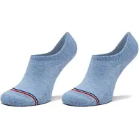 Tommy Hilfiger Unisexe, Chaussettes, Footies, Bleu, (lot de 2, 39 - 42)