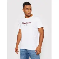 Pepe Jeans T-Shirt 'Eggo' bleu marine / rouge foncé / blanc