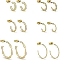 Pieces Boucles d'oreilles 'PCDIONA' or