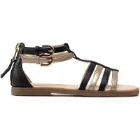Geox Sandales plates SANDAL KARLY GIRL filles - Noir - 30