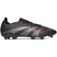 Adidas Bottines de football Homme Predator League Stealth Victory Pack FG/MG Terrain Ferme/Multisurface Core Black/Grey Four/Lucid Red