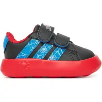 Adidas X Marvel Spider-man Grand Court Infant Trainers Noir EU 23 Enfants