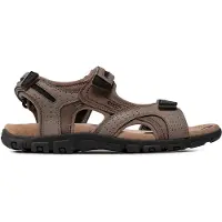 Geox Sandales de randonnée 'Strada' beige / beige foncé / jaune / noir