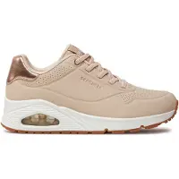 SKECHERS Street Uno Shimmer Away Trainers Beige EU 38 Femme