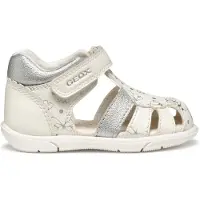 Geox Sandales plates B SANDAL ZAPITO GIRL filles - Blanc - 25