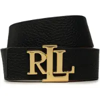 Ralph Lauren Ceinture marron / or / noir