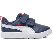 Puma Baskets 'Courtflex V3' bleu marine / rouge / blanc