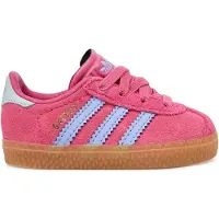 Adidas Originals Gazelle Comfort Closure Elastic Laces Infant Trainers Rose EU 26 Enfants