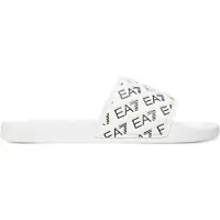 EA7 unisex. 7X000109_AF15125 Tongs All Olver Logo blanc (39), Plat, Aucun, Casuel, Beachwear