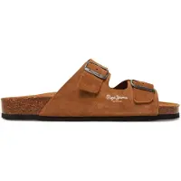 Pepe Jeans Bio Suede Sandals Marron EU 44 Homme