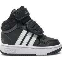 Adidas Hoops Mid 3.0 Ac Infant Trainers Noir EU 22 Enfants