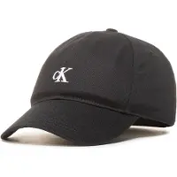 Calvin Klein Chapeau 'Kids' Monogram Baseball' noir / blanc