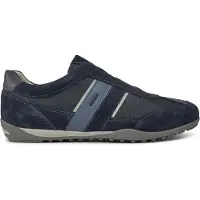 Geox Baskets basses 'Wells' bleu marine / saphir / argent / blanc