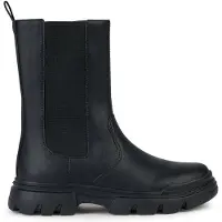 Geox - Bottines Chelsea Junette Zippées - Noir - 31