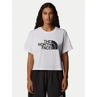 The North Face Easy Logo Cropped Short Sleeve T-shirt Blanc XS / Short Femme
