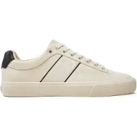 BOSS Baskets basses 'Aiden Tenn' noir / blanc naturel