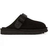 Ugg pour homme. 1166915 Goldencoast Clog II sabots en cuir noir (40), Plat, Velcro, Casuel