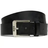 BOSS Ceinture 'Jemio_Sz40' noir / argent