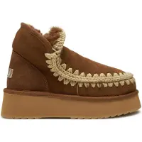 Mou Mini Eskimo Platform Boot Couleur Marron
