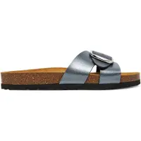 Brinkmann : Chaussures, sandales, pantoufles, semelles confortables, argent, chaussures de loisirs
