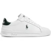 Ralph Lauren Baskets basses 'Athletic' vert foncé / blanc