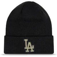 New Era Metallic Badge Los Angeles Dodgers Beanie Noir