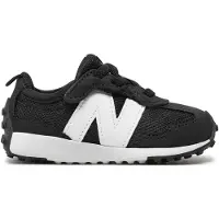 New Balance unisex pour enfant. NW327V1 Chaussures 327 noires (23), Plat, Lacets, Casuel, mode enfantine