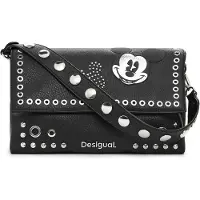 Desigual pour femme. 25SAXP74 Sac à bandoulière Mickey Mouse noir (OSFA), Casuel, Polyuréthane