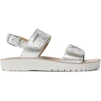 Geox J15eaa 000bn J Costarei Sandals Argenté EU 34 Enfants