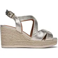 Geox Ponza Esparto Wedge Sandals Doré EU 38 Femme