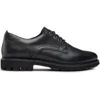Clarks Shoes Chaussure à lacets 'Batcombe Tie Black Leather' noir