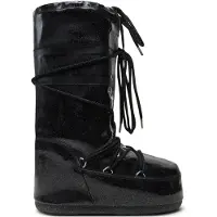 Moon Boot Bottes d'Hiver - Icône Glitter - Noir - - 35/38 - Bottes d'Hiver